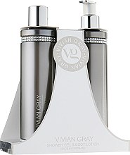 Парфумерія, косметика Набір - Vivian Gray Grey Crystal (sh/gel/250ml + b/lot/250ml)