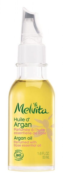 Органическое аргановое масло - Melvita Organic Nourishing Argan Oil Perfumed With Rose Essential Oil — фото N3