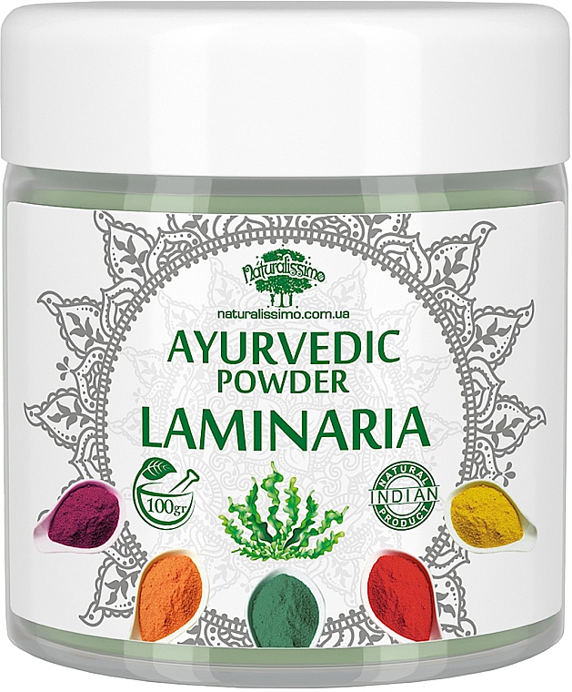 Аюрведическая пудра "Ламинария" - Naturalissimo Ayurvedic Powder Laminaria — фото N1