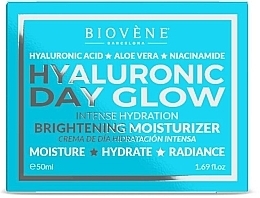 Зволожувальний денний крем для обличчя - Biovene Hyaluronic Day Glow Intense Hydration Brightening Moisturizer — фото N2
