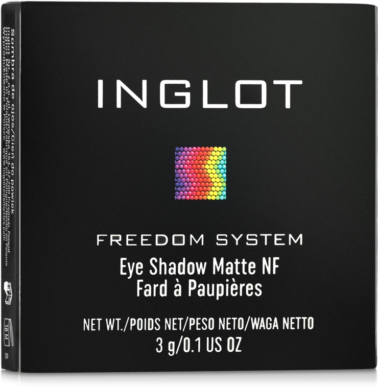 Тіні для повік - Inglot Freedom System Eye Shadow Matte NF — фото N1