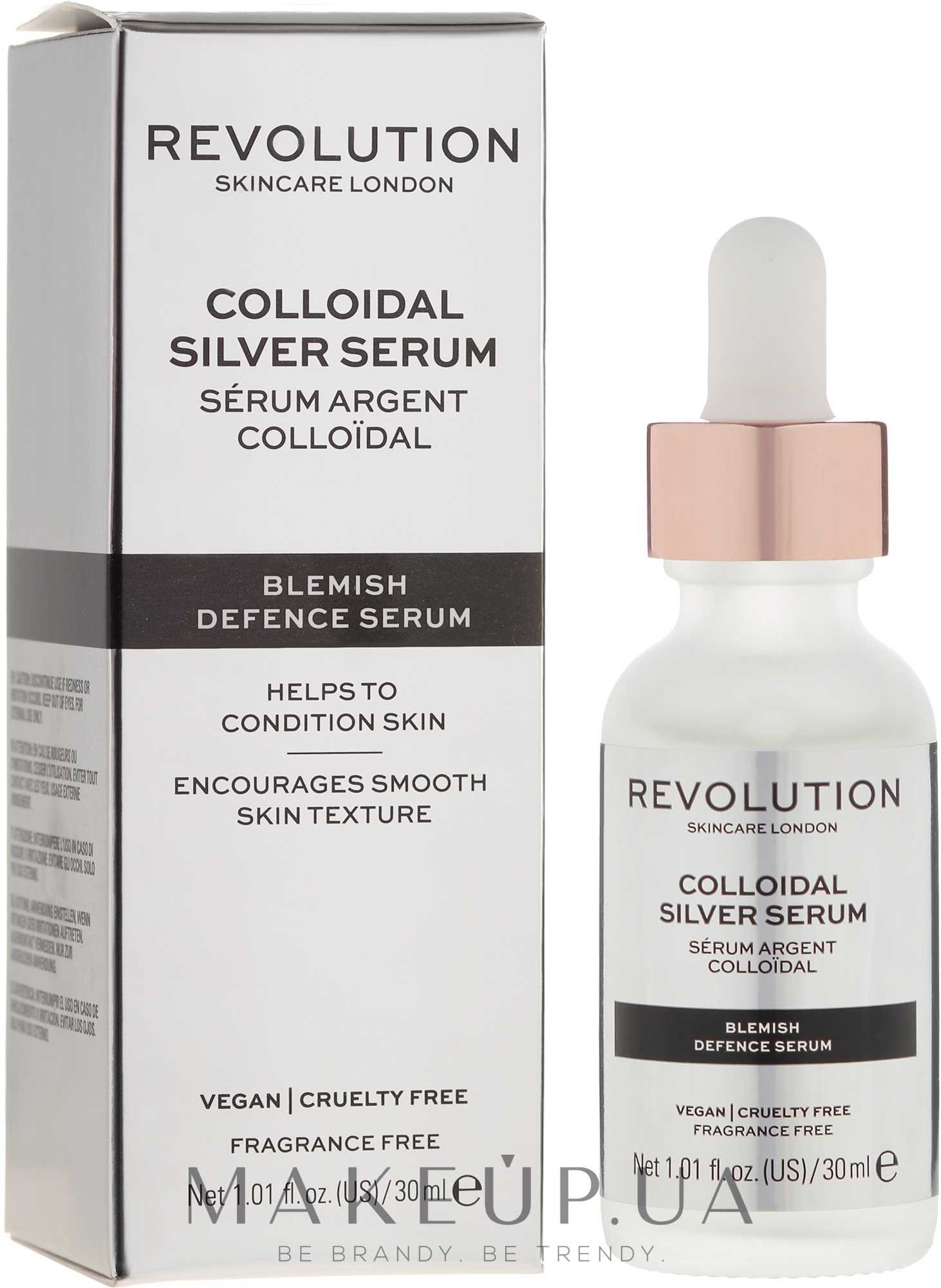 Сыворотка для лица с коллоидным серебром - Revolution Skincare Colloidal Silver Serum — фото 30ml