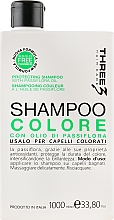 Шампунь для окрашенных волос с маслом пассифлоры - Faipa Roma Three Color Shampoo  — фото N3