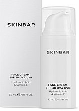 Парфумерія, косметика Крем для обличчя сонцезахисний з SPF 30 - SKINBAR SPF 30 UVA & UVB Face Cream