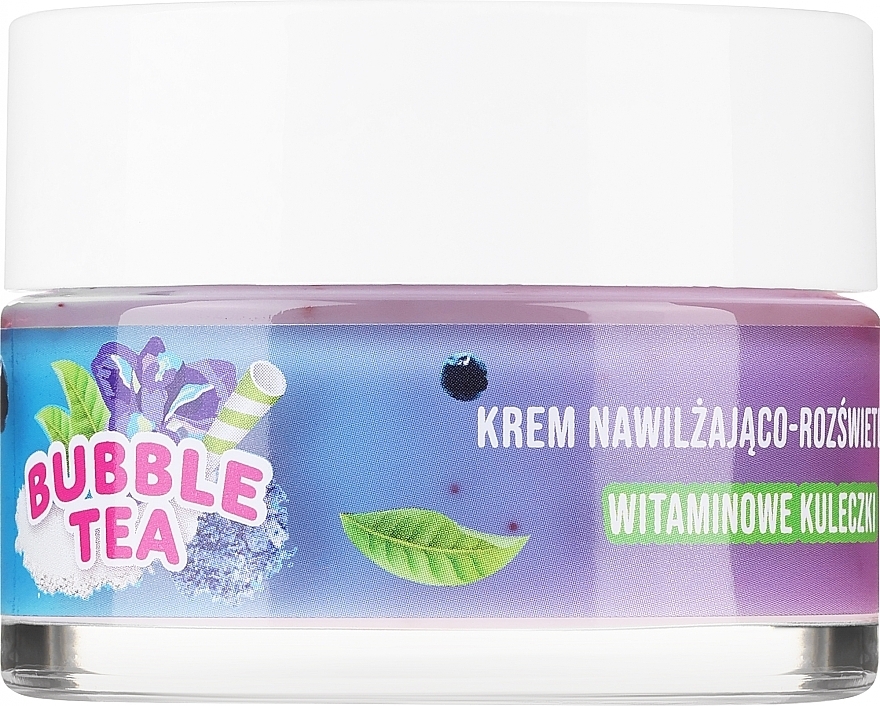 Зволожувальний та освітлювальний крем для обличчя - Perfecta Bubble Tea Butterfly Tea — фото N1