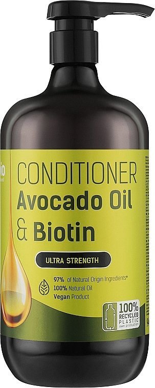 Кондиціонер для волосся "Ультрасила" - Bio Naturell Avocado Oil & Biotin Conditioner — фото N1