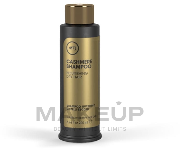 Живильний шампунь для сухого волосся - MTJ Cosmetics Superior Therapy Cashmere Shampoo — фото 200ml