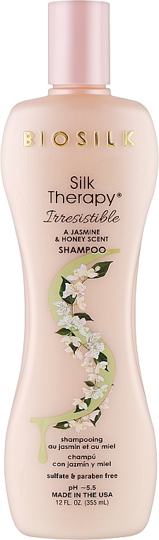 Шампунь «Шовкова терапія» з ароматом жасмину й меду - Biosilk Silk Therapy Irresistible Shampoo — фото N2