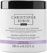 Парфумерія, косметика Тонувальна маска для волосся, 500 мл - Christophe Robin Shade Variation Mask