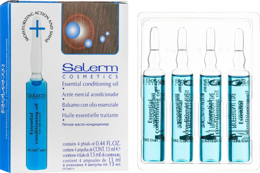 Легка олія-кондиціонер "Шовк" - Salerm Aceite Esencial Acondicionador