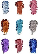Палетка глиттеров - Makeup Revolution Pressed Glitter Palette Illusion — фото N3