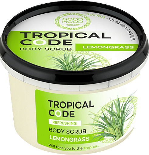 Скраб для тіла "Лемонграс" - Good Mood Tropical Code Body Scrub Lemongrass — фото N1