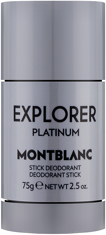 Montblanc Explorer Platinum Deodorant Stick - Парфюмированный дезодорант-стик — фото N1