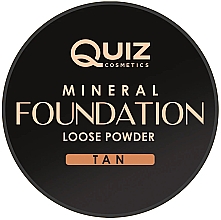 Духи, Парфюмерия, косметика Минеральная пудра для лица - Quiz Cosmetics Mineral Foundation Loose Powder 