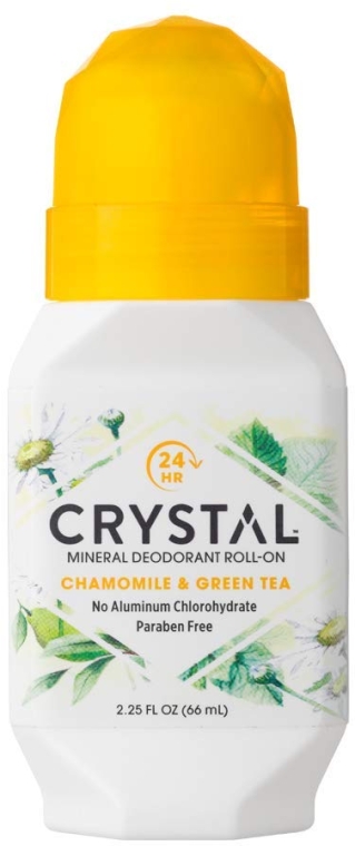 Роликовый дезодорант с ароматом ромашки и зеленого чая - Crystal Essence Deodorant Roll On — фото N1