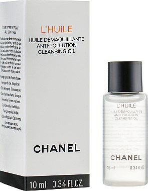 Chanel L'Huile Anti-Pollution Cleansing Oil (пробник) - Очищающее масло для  защиты от загрязнений: купить по лучшей цене в Украине