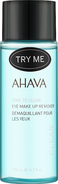 Засіб для зняття макіяжу з області очей - Ahava Time To Clear Eye Make Up Remove (тестер) — фото N1