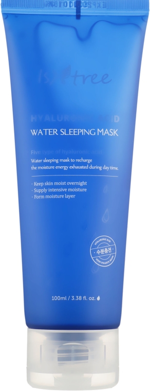 Нічна гіалуронова маска для глибокого зволоження - Isntree Hyaluronic Acid Water Sleeping Mask — фото N2