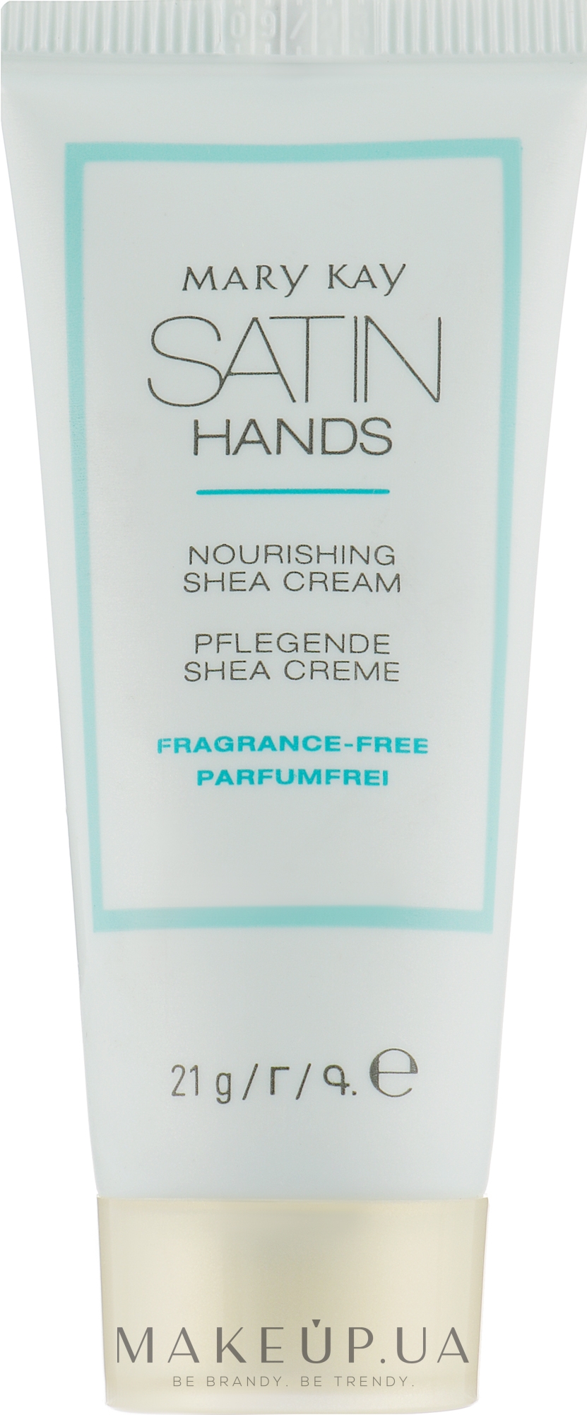 Крем для рук без запаха с маслом ши - Mary Kay Satin Hands Fragrance-Free Nourishing Shea Cream — фото 21g