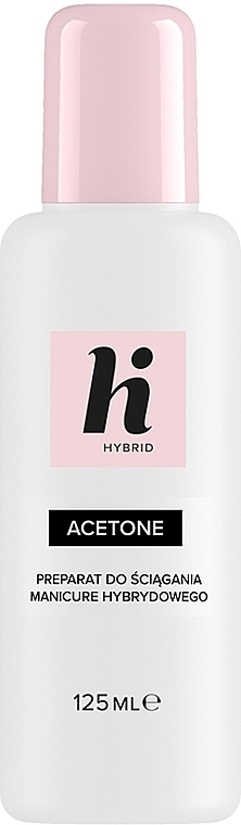 Жидкость для снятия лака - Hi Hybrid Acetone — фото N1