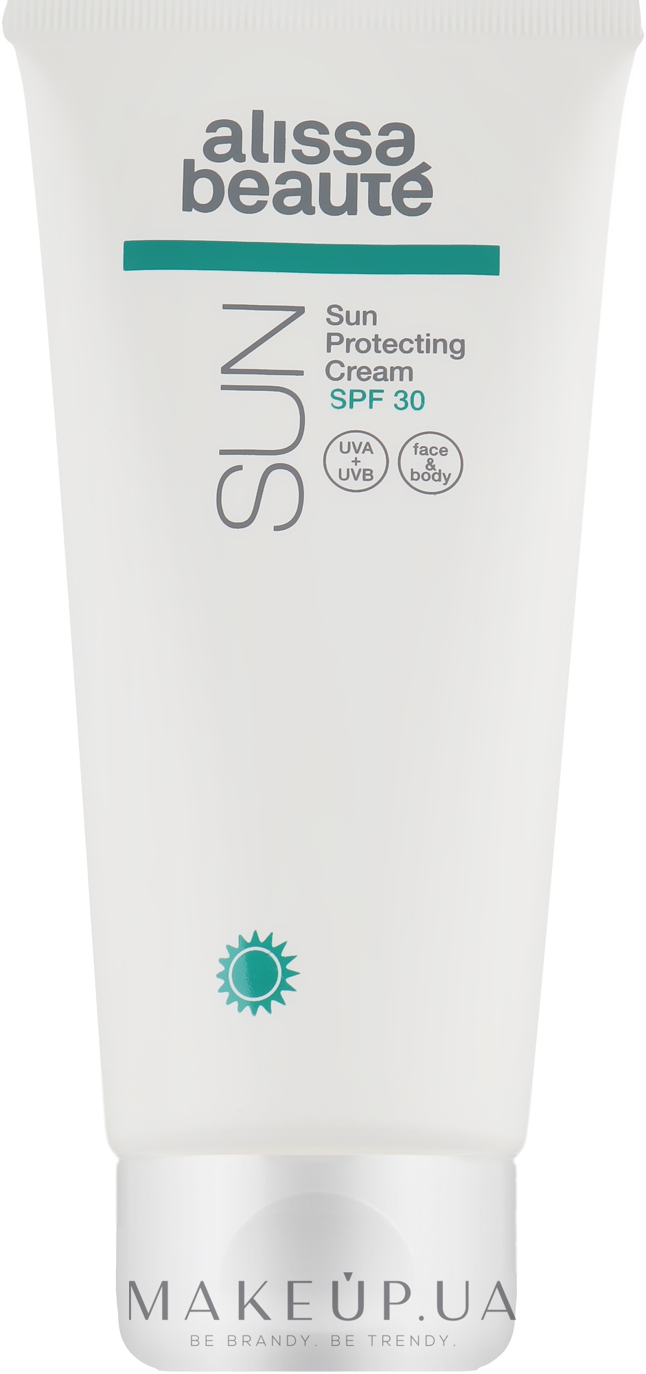 Легкий и эффективный солнцезащитный крем для лица и тела SPF 30 - Alissa Beaute Sun Protecting Cream SPF30 — фото 200ml