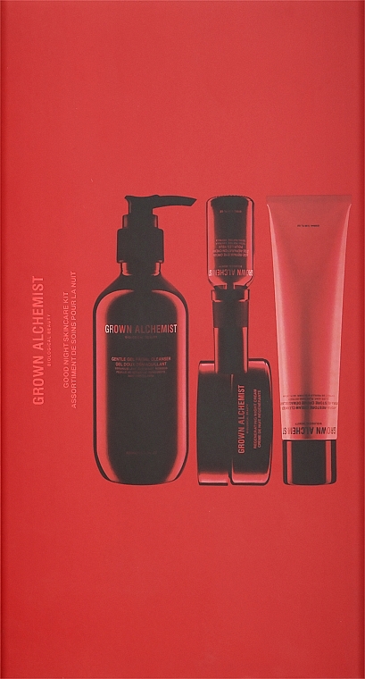 Набір - Grown Alchemist Good Night Skincare Kit (f/gel/cleancer/200ml + f/cr/cleancer/100ml + f/cr/40ml + eye/cr/15ml) — фото N1