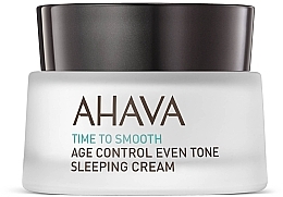 Ночной восстанавливающий крем, выравнивающий тон кожи - Ahava Age Control Even Tone Sleeping Cream  — фото N1