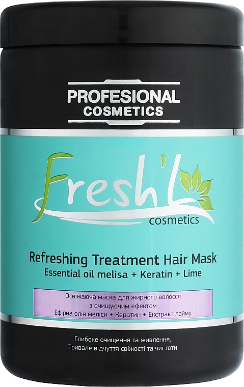 Маска для жирного волосся - Fresh'L Refreshing Treatment Hair Mask — фото N1