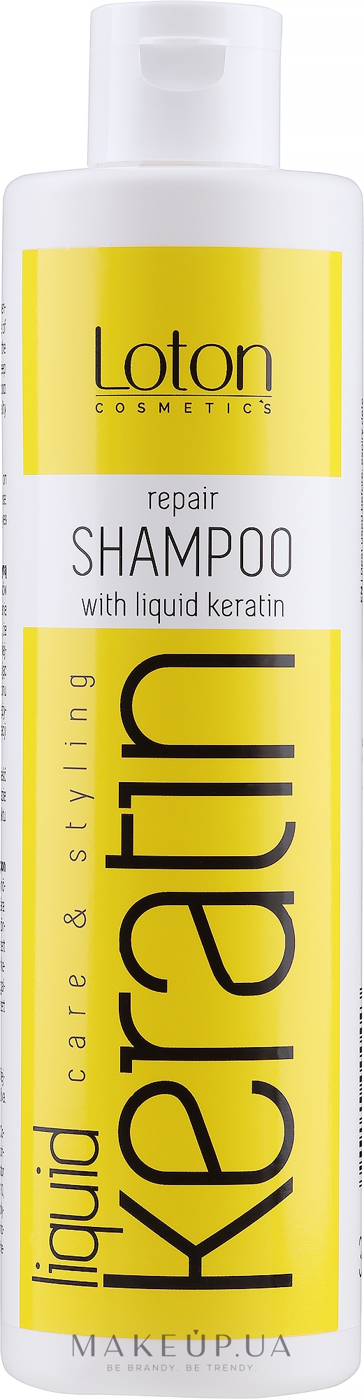 Восстанавливающий шампунь с жидким кератином - Loton Shampoo With Liquid Keratin — фото 300ml