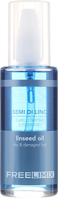 Олія для волосся, лляна - Freelimix Semi Di Lino Linseed Oil For Dry And Damaged Hair — фото N4