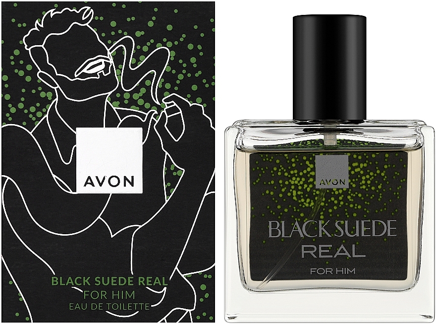Avon Black Suede Real Limited Edition - Туалетна вода — фото N2