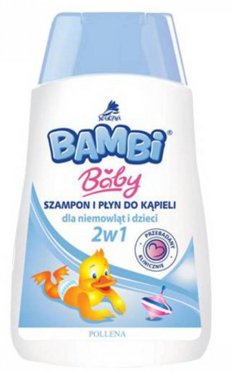 Дитячий шампунь і гель для душу 2 в 1 - Pollena Savona Bambi 2in1 Shampoo & Shower Gel — фото N1
