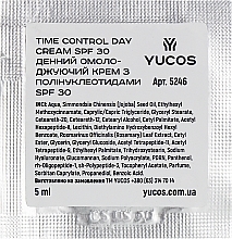 Парфумерія, косметика Денний омолоджуючий крем з полінуклеотидами SPF 30 - Yucos Time Control Day Cream SPF 30