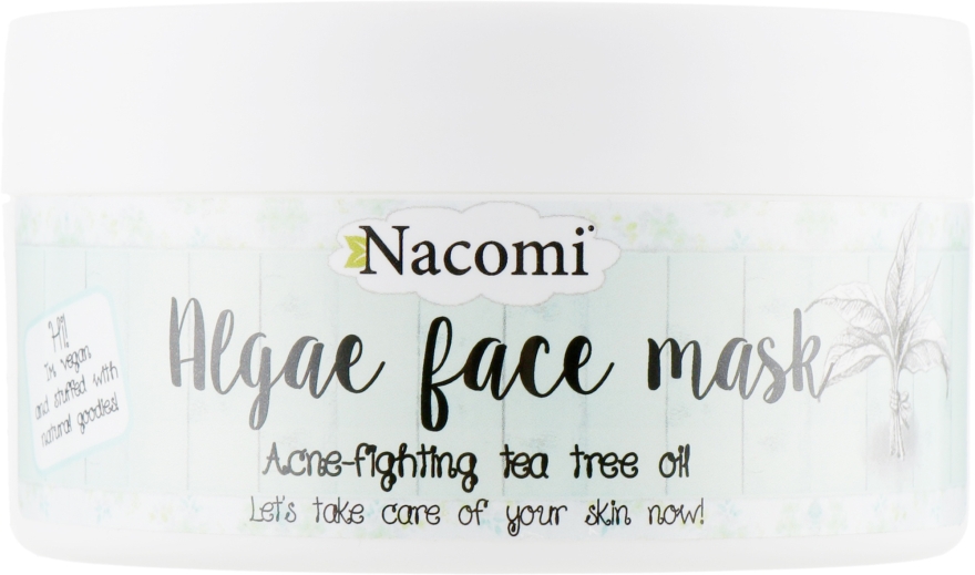 Альгинатная маска для лица "Зеленый чай" - Nacomi Professional Face Mask — фото N1