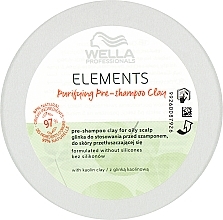 Очищающая глина для кожи головы - Wella Professionals Elements Purifying Pre-shampoo Clay — фото N2