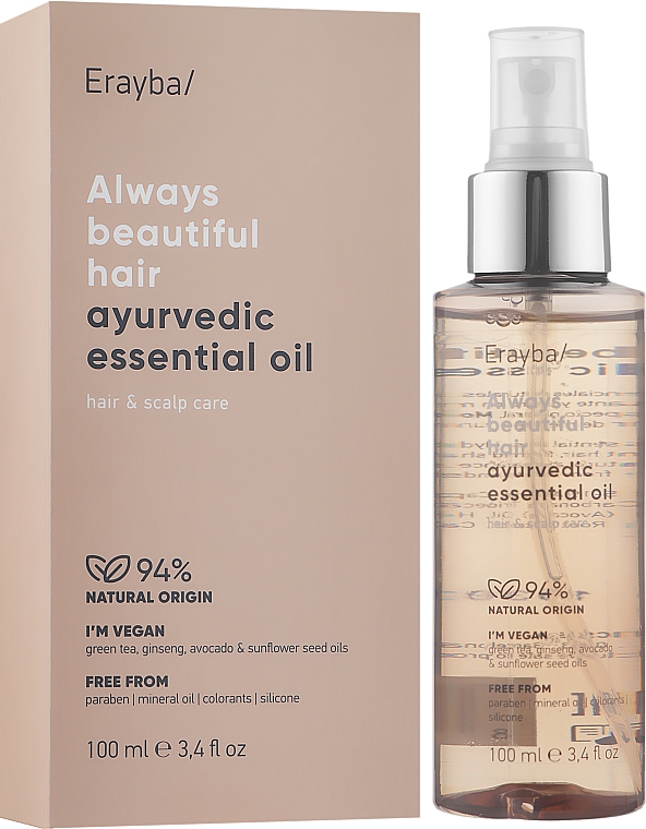 Олія для волосся - Erayba ABH Ayurvedic Essential Oil — фото N2