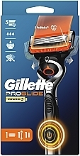 Бритва з 1 змінною касетою - Gillette Fusion ProGlide Power Flexball — фото N2