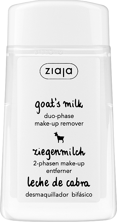 Двухфазная жидкость для демакияжа "Козье молоко" - Ziaja Face Make-up Remover 
