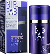 Крем для лица омолаживающий, ночной с ретинолом - NIP + FAB Retinol Fix Overnight Cream — фото N2