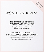 Маска для обличчя - Wonderstripes Moisturizing Booster Biocellulose Face Mask — фото N1