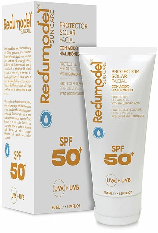 Солнцезащитный крем для лица - Redumodel Sun Care Protective Solar Facial SPF50 — фото N1