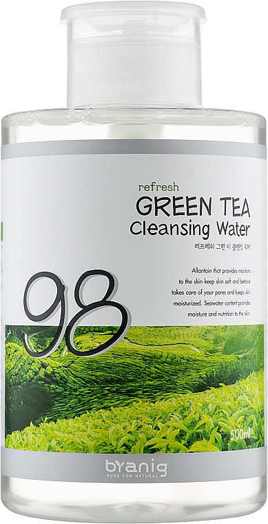 Очищающая вода "Зеленый чай" - Branig Refresh Green Tea Cleansing Water — фото N1