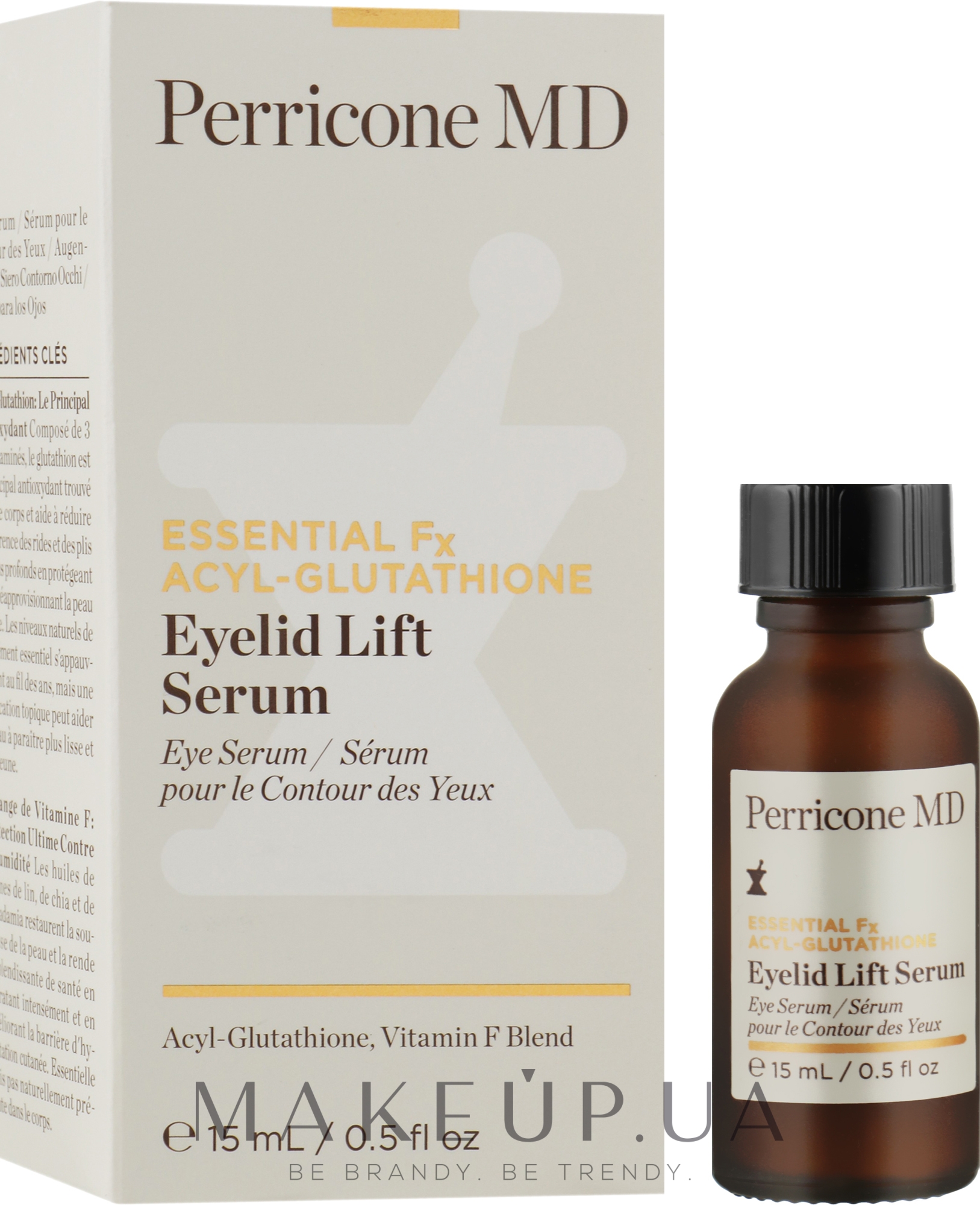 Лифтинг-сыворотка для глаз - Perricone MD Essential Fx Acyl-Glutathione Eyelid Lift Serum — фото 15ml