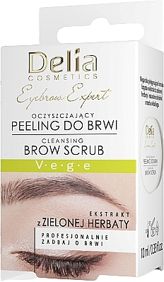 Очищувальний скраб для брів - Delia Eyebrow Expert Cleansing Brow Scrub — фото N1