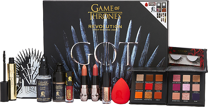 Набор "Адвент-календарь", 12 продуктов - Makeup Revolution X Game Of Thrones 12 Days Advent Calendar — фото N1