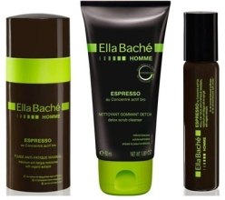 Духи, Парфюмерия, косметика Набор для мужчин в подарочной упаковке - Ella Bache Homme Espresso (fluid/50ml + serum/15ml + scrab/50ml)