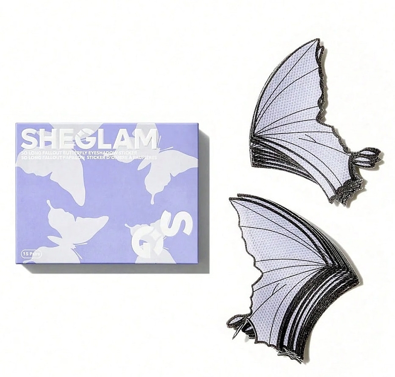 Наклейки для век "Бабочка" - Sheglam So Long Fallout Butterfly Eyeshadow Sticker — фото N1