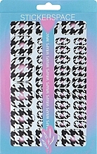 Духи, Парфюмерия, косметика Дизайнерские наклейки для педикюра "Puppytooth 01" - StickersSpace