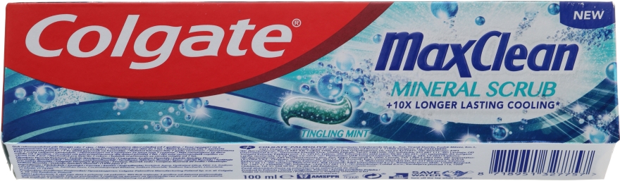 Зубна паста "Мінеральний скраб" Дбайливе очищення - Colgate Max Clean — фото N9