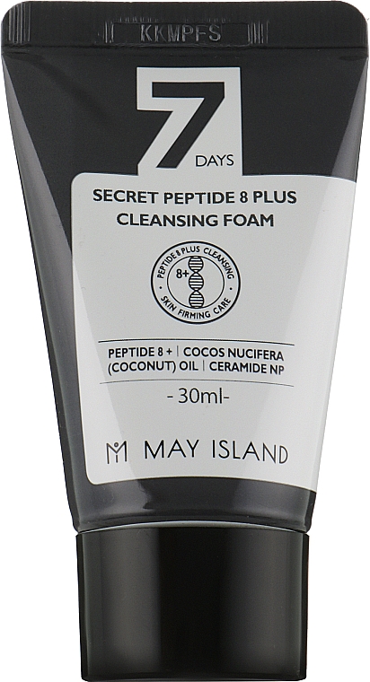 Очищувальна пінка для обличчя з пептидами - May Island 7 Days Secret Peptide 8 Plus Cleansing Foam (міні) — фото N1